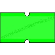 Motex 21x12mm árazócímke - FLUO zöld - eredeti OLASZ (1.000db/tek) árazószalag árazógép