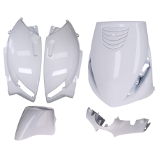 Motomotors Fényes fehér burkolat szett - Piaggio Zip 2 AC (léghűtéses) 2000- motorkerékpár idom