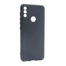 Motorola Moto E20 szilikon tok, hátlaptok, telefon tok, matt, fekete, kamera védelemmel tok és táska