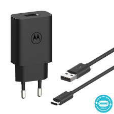 Motorola Moto TurboPower USB-C Hálózati Töltő - Fekete (20W) mobiltelefon kellék