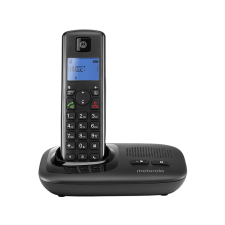 Motorola T411 üzenetrögzítős Fekete dect telefon vezeték nélküli telefon