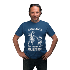  Motoros apa és lánya - Férfi Póló
