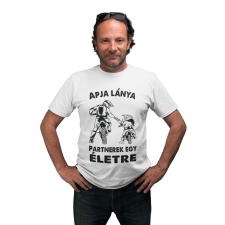  Motoros apa és lánya - Férfi Póló férfi póló