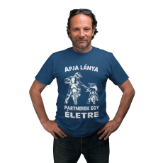  Motoros apa és lánya - Férfi Póló