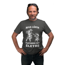  Motoros apa és lánya - Férfi Póló férfi póló