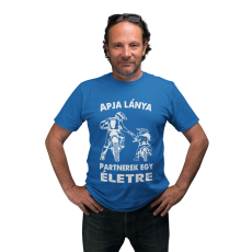  Motoros apa és lánya - Férfi Póló