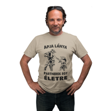  Motoros apa és lánya - Férfi Póló férfi póló