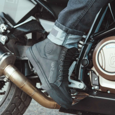  Motoros cipő W-TEC Sevendee sötét szürke 40 motoros csizma
