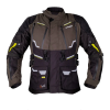  Motoros kabát W-TEC Daimick, AirVent rendszer, CE protektorok, visionight fényvisszaverő elemek, rugalmas bordázott panelek fekete-szürke 3XL