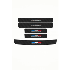  Motorsports Küszöb karcolásgátló küszöbvédő matrica autó dekoráció