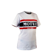 Motul Csíkos Póló férfiaknak - Férfi Fehér férfi póló