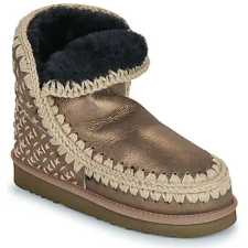 Mou Csizmák ESKIMO 18 SASHIKO BACK PANEL Arany 36 női csizma, bakancs
