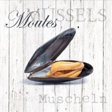  Moules papírszalvéta 33x33cm,20db-os asztalterítő és szalvéta