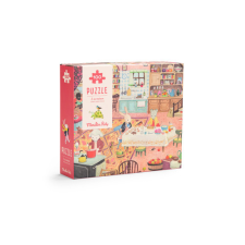 MOULIN ROTY - A nagy család - A házikóban puzzle - kirakó ( 100 darabos) puzzle, kirakós