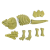 MOULIN ROTY - Homokozós játék - Dinoszaurusz csontváz