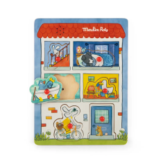MOULIN ROTY - Pamacs és Pamut - Hangos puzzle puzzle, kirakós