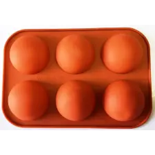  Mousse szilikon forma - Félgömb sima 6db-os (5cm) sütés és főzés