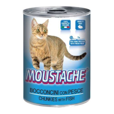 MOUSTACHE Cat Chunks hal 415g felnőtt macskák számára macskaeledel