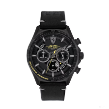 MOVADO Scuderia Ferrari Karóra Pilota Evo, Fekete Bőr, 44Mm karóra
