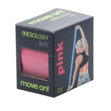 Move on! kineziológiai szalag (tape) pink színben 1db gyógyhatású készítmény