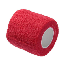  MovoMed öntapadós rugalmas pólya piros (2,5 cm x 4,6 m) gyógyászati segédeszköz