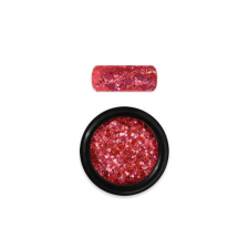 Moyra Holo glitter mix 1g No. 17 Kaméleon Korall körömdíszítő