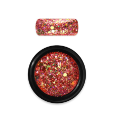 Moyra Holo glitter mix No. 21, Narancs körömdíszítő