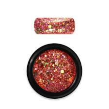  Moyra Holo glitter mix No. 21, Narancs - 3g körömdíszítő