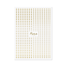Moyra Körömdíszítő Csík Dots 01 Arany körömdíszítő