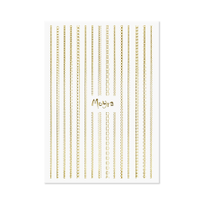  Moyra Körömdíszítő csíkok – Chain No. 01 Gold körömdíszítő