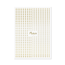  Moyra Körömdíszítő csíkok – Dots No. 01 Gold körömdíszítő