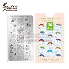 Moyra Körömnyomda lemez mini NO.120 We believe in magic körömdíszítő