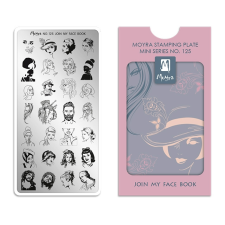 Moyra Körömnyomda lemez mini NO.125 Join My Face Book körömdíszítő