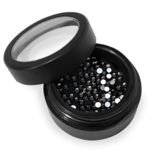  Moyra Kristály strasszkövek No. 18 Jet Black ss5 körömdíszítő