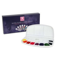 Moyra Mijello for Moyra mini akvarellfesték-készlet palettában No. 03 körömdíszítő