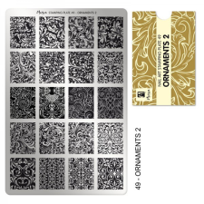 Moyra - NYOMDALEMEZ - NYOMDALEMEZ - Ornaments 2 - 49 körömdíszítő