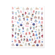  Moyra öntapadós matrica No. 14 körömdíszítő