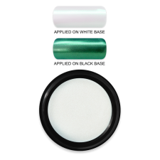 Moyra shell effect powder, Zöld körömdíszítő