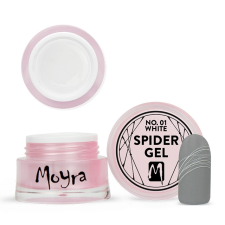 Moyra Spider Gel Zselé 5ml No.01 - Fehér fényzselé