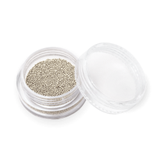 Moyra szórógyöngy 0,8mm Ezüst 01 körömdíszítő