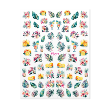  Moyra Vizes matrica válogatás No. 01 Tropical 8x10cm ív körömdíszítő
