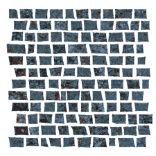  Mozaik Cir Metallo nero 30x30 cm matt 1062376 csempe
