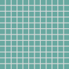 Mozaik Rako Color Two turquoise 30x30 cm matt GDM02467.1
