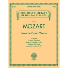  Mozart - Favorite Piano Works – Wolfgang Amadeus Mozart idegen nyelvű könyv