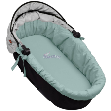  Mózeskosár betét matraccal - menta babakocsi kiegészítő