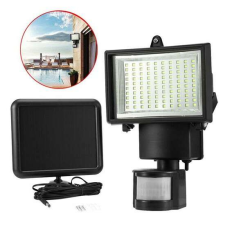 Mozgásérzékelős LED Solar reflektor kültéri használatra 10W kültéri világítás