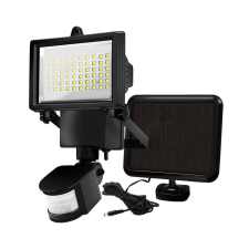 Mozgásérzékelős, napelemes reflektor, 60 LED-es kivitelben kültéri világítás