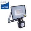  Mozgásérzékelős PRO-B LED reflektor (10W/100°) természetes fehér