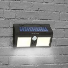  Mozgásérzékelős szolár reflektor - fali - COB LED - 5 W kültéri világítás