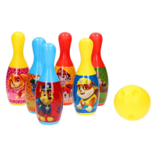 Mozgásfejlesztő bowling szett, tekejáték - Mancs Őrjárat - 7 darabos kerti játék